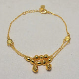 Annayoyo Dubai Arab Vintage Link Chain Anklets For Women Men Baby Ankle Bracelet