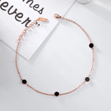 Rose Anklets Foot Jewelry Acrylic Chain Stainless Steel