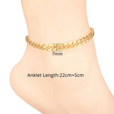 Silver Stainless Steel Anklet Leg Chain Ankle Bracelet Beach Foot Jewelry