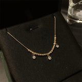 Delicate Zircon Tassel Anklet Barefoot Bracelet Ankle Foot Accessories