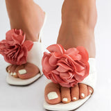 Large Flower Charm Anklet for Women Girls High Heels Shoe Chain Accessories