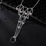 Bridal Rhinestone Anklet Beach Decoration High Quality Barefoot Jewelry