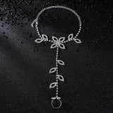 Bridal Rhinestone Anklet Beach Decoration High Quality Barefoot Jewelry