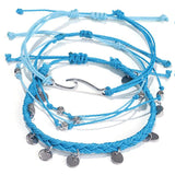 Bohemia Tassel Anklet Set Summer Beach Foot Chain Sandals Barefoot Jewelry