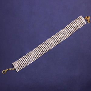 Rhinestone Multi-Row Anklet Ankle Bracelet for Women