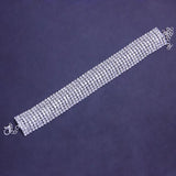 Rhinestone Multi-Row Anklet Ankle Bracelet for Women