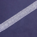 Rhinestone Multi-Row Anklet Ankle Bracelet for Women
