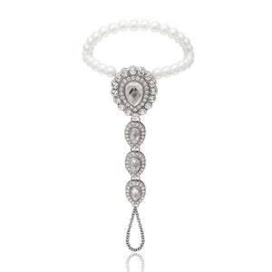 Bohemian Rhinestone Toe Anklet Foot Jewelry for Women