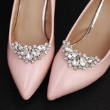 2pcs Rhinestone Shoe Clips Decorative Charms