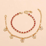 Butterfly Tassel Bohemian Ankle Bracelet Foot Chain for Women