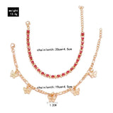 Butterfly Tassel Bohemian Ankle Bracelet Foot Chain for Women