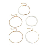 Bohemia Multilayer Rhinestone Tennis Chain Anklet for Women