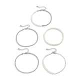 Bohemia Multilayer Rhinestone Tennis Chain Anklet for Women