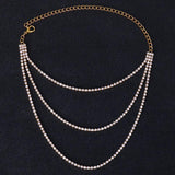 Crystal Chain Anklet Foot Jewelry Leg Chain