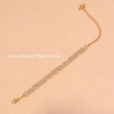 Stonefans Bohemian Rhinestone Anklet Leg Chain Foot Jewelry