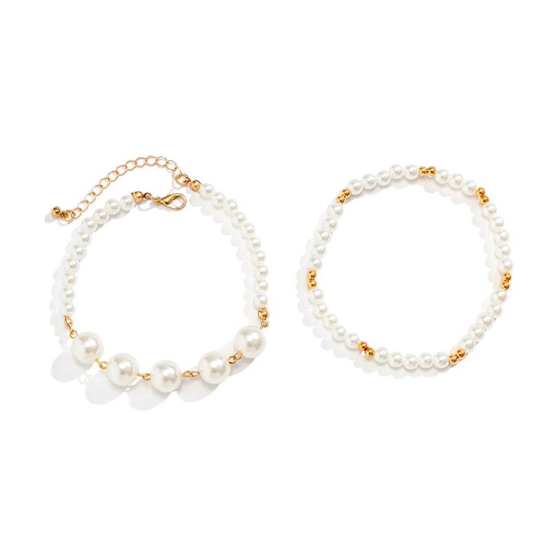Retro Multi-layer Beaded Anklet Set - Party Gift