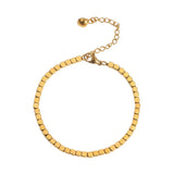 316L Stainless Steel Silver Anklet Ladies High Jewelry Beach Accessories