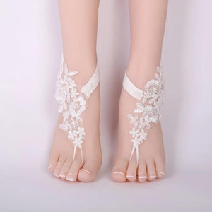 Women Bridal Beach Foot Jewelry Chain Wedding Anklets