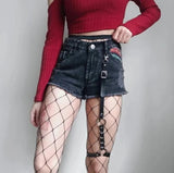 Punk Women Circles Pants Belt Unisex Hiphop Rock Chain Accessories