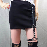 Punk Women Circles Pants Belt Unisex Hiphop Rock Chain Accessories