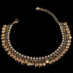 Silver Ethnic Tassel Bell Anklets Women Girl Beach Foot Bracelet Anklet Indi