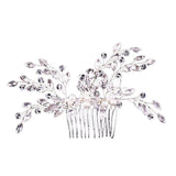 Rhinestones Crystal Pearls Wedding Hair Comb Bridal Headpieces Hair Accessories