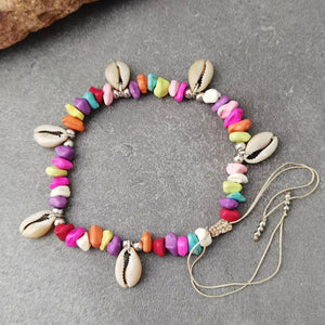 Bohemian Shell Anklets for Women - Summer Beach Foot Jewelry