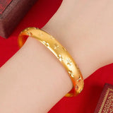 Women Shining Star Adjustable Bangle Bracelet HSJ88