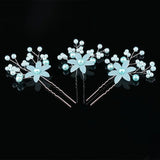 Pearl Hair Clips Wedding Hairpin Headwear Girl Tiara Women Jewelry