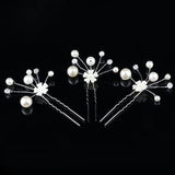 Pearl Hair Clips Wedding Hairpin Headwear Girl Tiara Women Jewelry
