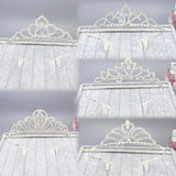 Heart Crown Rhinestone Headband Bride Wedding Hair Accessories