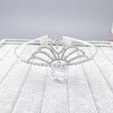 Heart Crown Rhinestone Headband Bride Wedding Hair Accessories