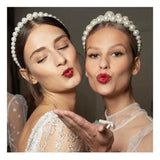 CC Hairband Headband Crown Tiara Wedding Hair Accessories for Women Bridal