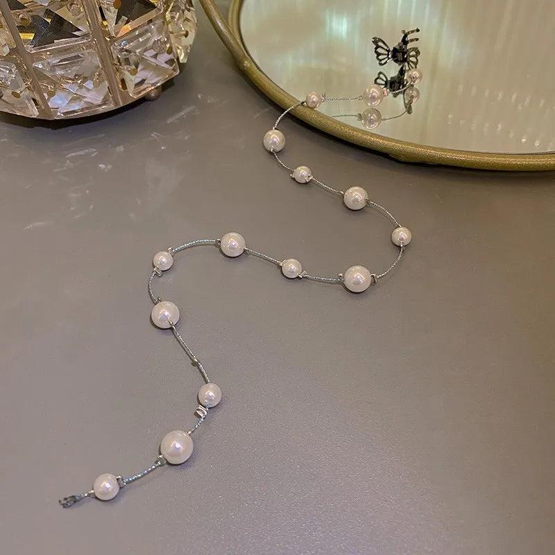 Retro Rhinestone Pearl Hairpins Long Tassel Hairpin Wedding Jewelry