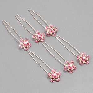 Crystal U-Shaped Hair Pins Bridal Wedding Hair Clips