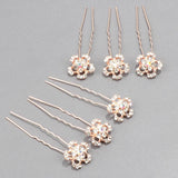 Crystal U-Shaped Hair Pins Bridal Wedding Hair Clips