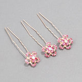 Crystal U-Shaped Hair Pins Bridal Wedding Hair Clips