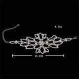 Stonefans Floral Ankle Chain Bridal Wedding High Heel Bracelet