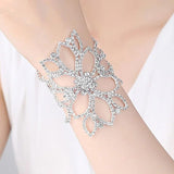 Stonefans Floral Ankle Chain Bridal Wedding High Heel Bracelet