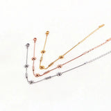 Chrysanthemum Anklet Stainless Steel And Rose Gift