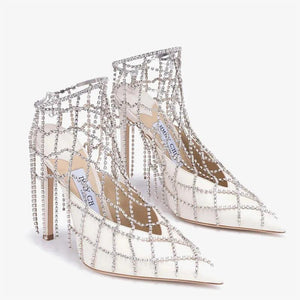 Stonefans Mesh High Heel Anklet Bracelet Tassel Jewelry For Women