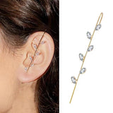 CZ Hook Earring For Women Plated Brass Cartilage Piercing Jewelry