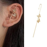 CZ Hook Earring For Women Plated Brass Cartilage Piercing Jewelry