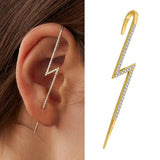 CZ Hook Earring For Women Plated Brass Cartilage Piercing Jewelry