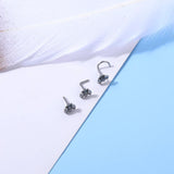 10PCS Heart Moon Nose Stud Women Stainless Steel Nose Piercing Ring