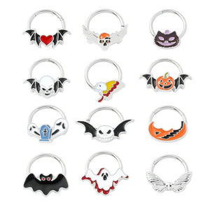 Stainless Steel Nose Rings Halloween Gift Nose Piercing