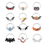 Stainless Steel Nose Rings Halloween Gift Nose Piercing