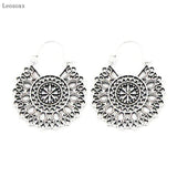 Leosoxs Retro Hollow Carved Earrings, European & American Style
