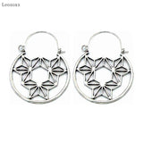 Leosoxs Retro Hollow Carved Earrings, European & American Style