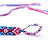 3 PCS Crystal Bohemian Woven Anklets for Women